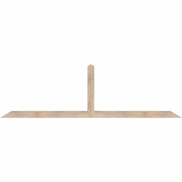 Ekena Millwork Portland Smooth Timber Gable Bracket, Douglas Fir, 96"W x 28"H x 3 1/2"D x 3 1/2"F, 7/12 Pitch GBW096X28X0404POR00SDF - main